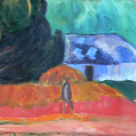 At the Food of a Mountain - Paul Gauguin - part 2